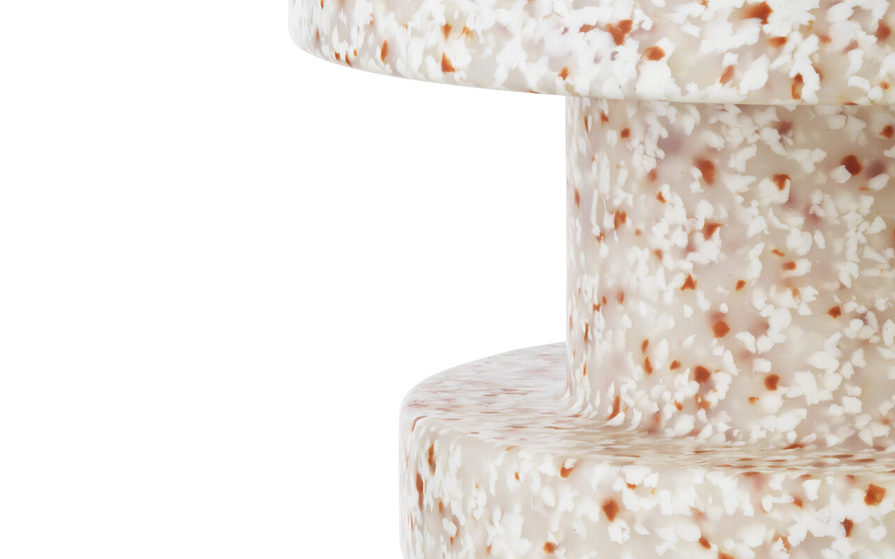 Normann Copenhagen Bit krakk stabel hvitt sidebord