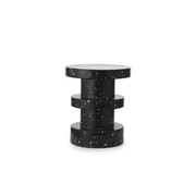Normann Copenhagen Bit Hocker Stapel schwarzer Beistelltisch