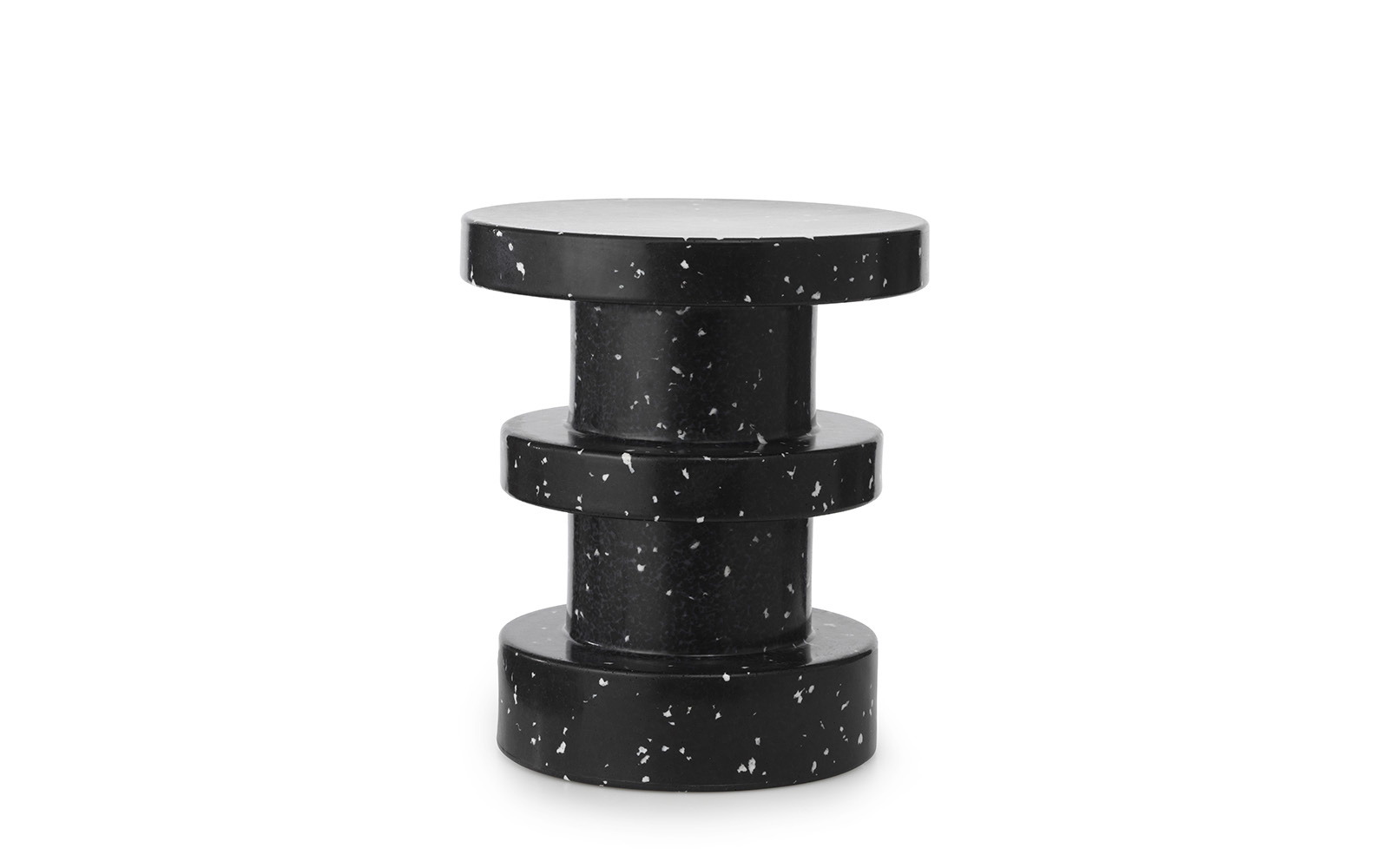 Normann Copenhagen Bit stool stack black bijzettafel