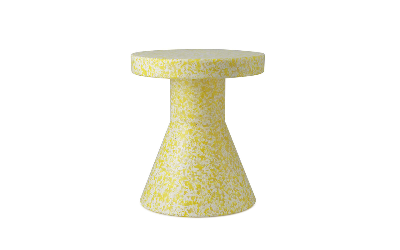 Normann Copenhagen Bit stool cone yellow bijzettafel