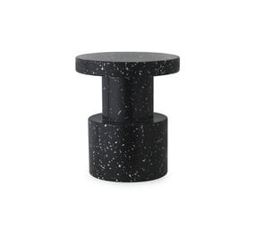 Normann Copenhagen Tabouret noir Bit, table d'appoint