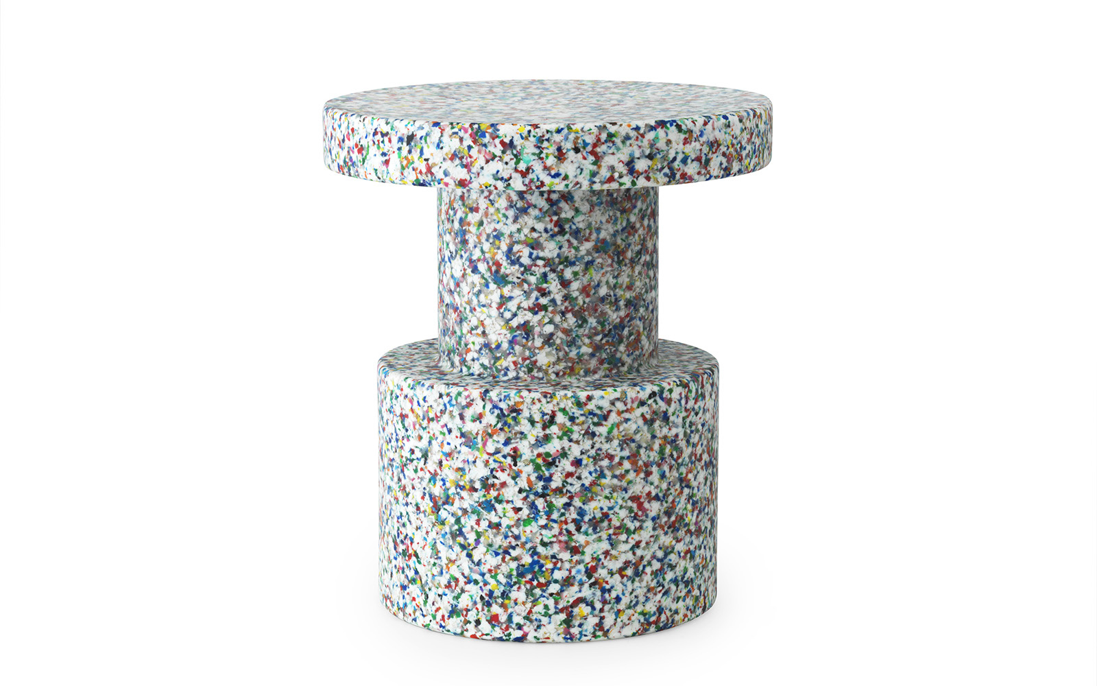 Normann Copenhagen Bit stool white multi bijzettafel