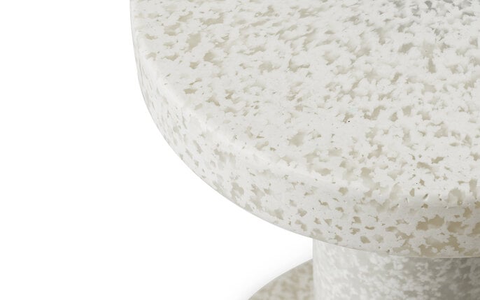 Normann Copenhagen Bit vitt/vitt sidobord