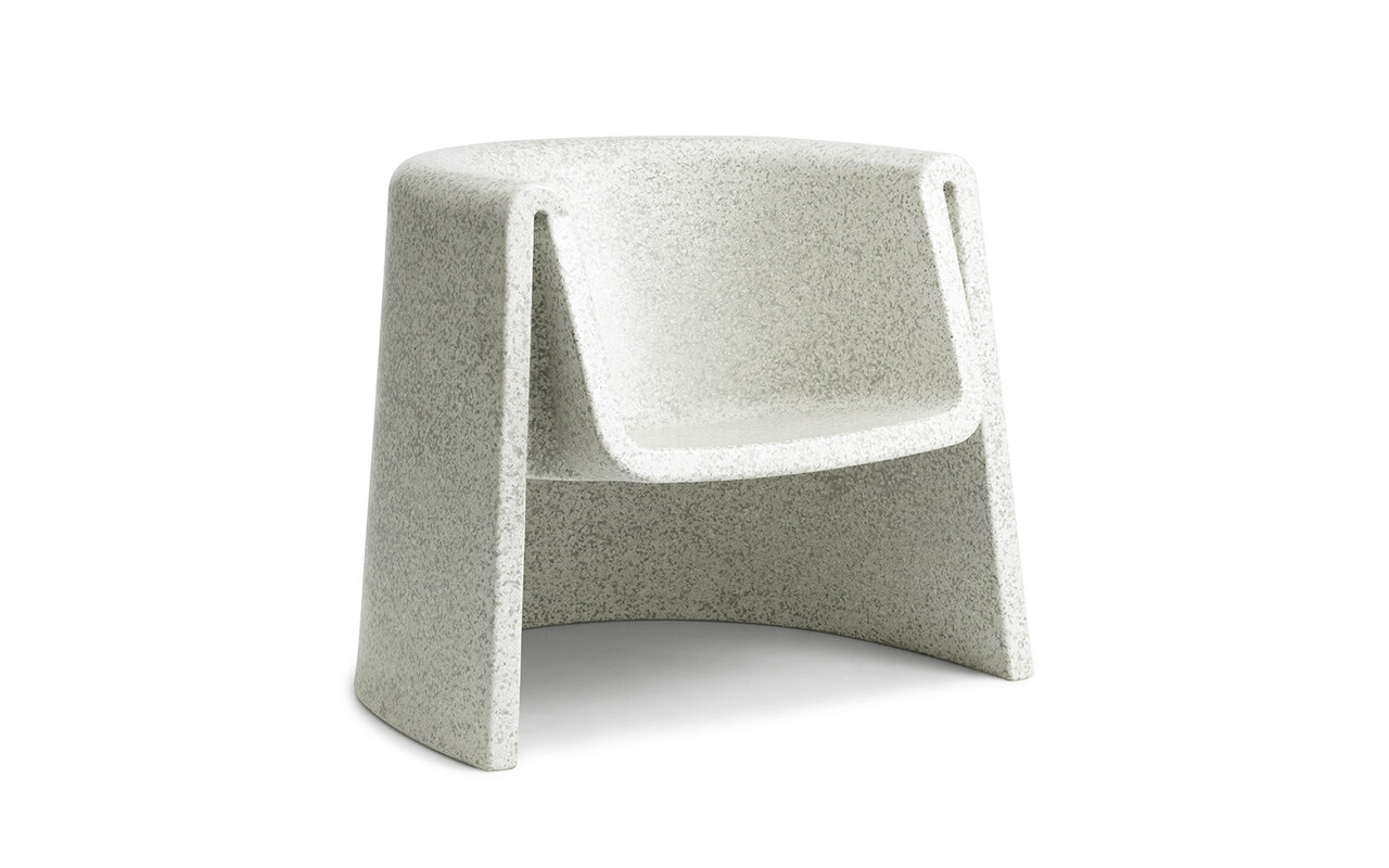 Normann Copenhagen Poltrona Bit lounge bianca/bianca