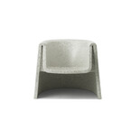 Normann Copenhagen Fauteuil lounge Bit blanc/blanc