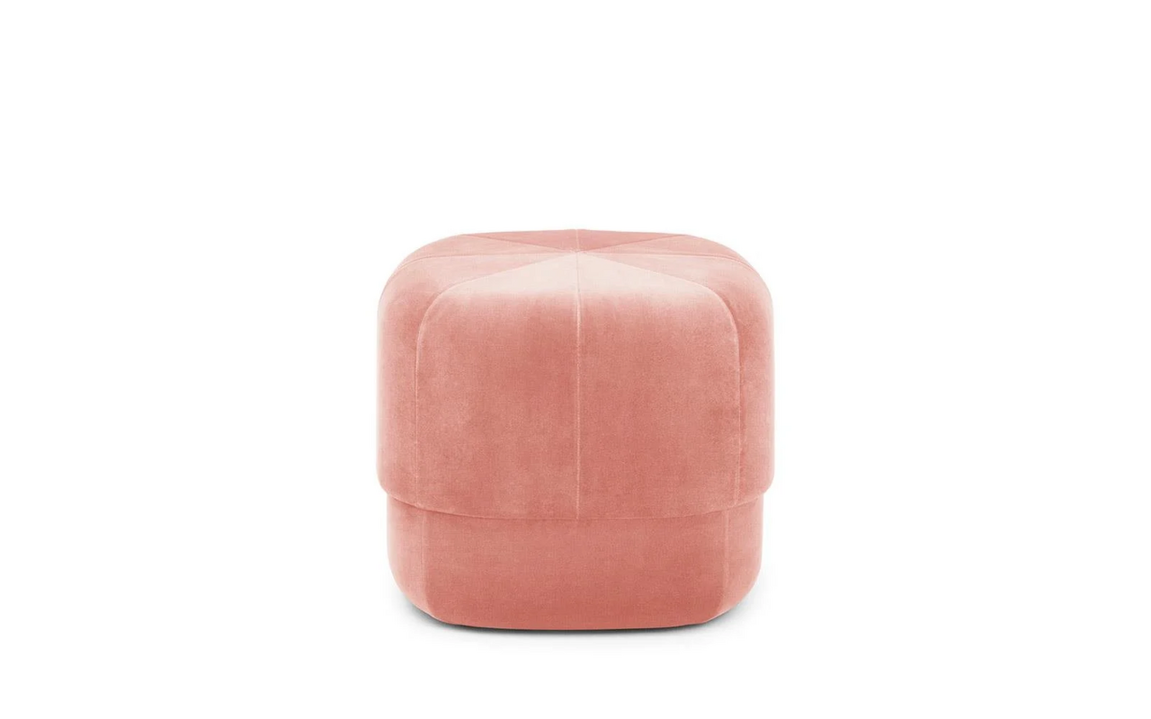 Normann Copenhagen Puf de circo pequeño color rubor