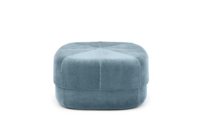 Normann Copenhagen Pouf da circo grande, azzurro chiaro
