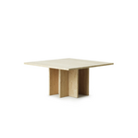 Normann Copenhagen Table basse Edge en travertin grand format Normann Copenhagen Table basse Edge en travertin grand format