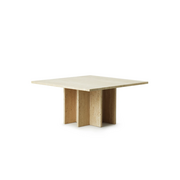 Normann Copenhagen Table basse Edge en travertin grand format Normann Copenhagen Table basse Edge en travertin grand format