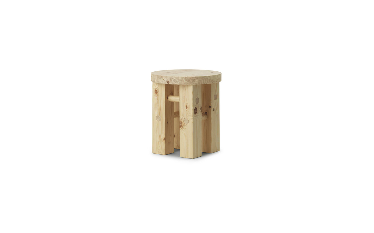 Normann Copenhagen Fyr Hocker/Beistelltisch aus Kiefernholz