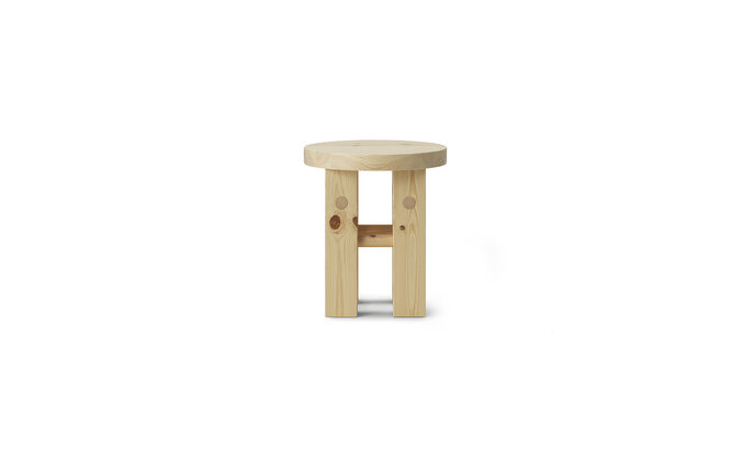 Normann Copenhagen Fyr stool/side table pine