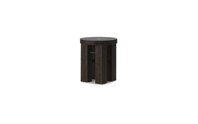 Normann Copenhagen Taburete/mesa auxiliar Fyr marrón oscuro