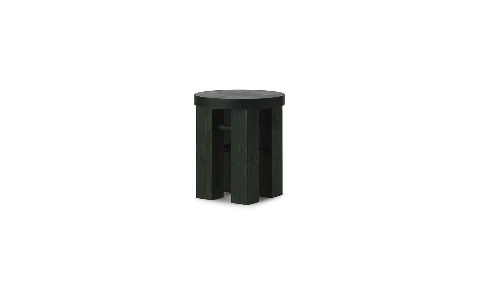Normann Copenhagen Fyr kruk/bijzettafel dark green