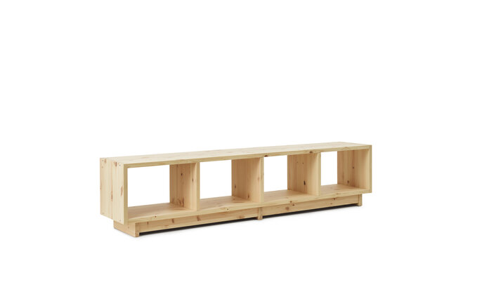Normann Copenhagen Fyr bokhylla låg furu