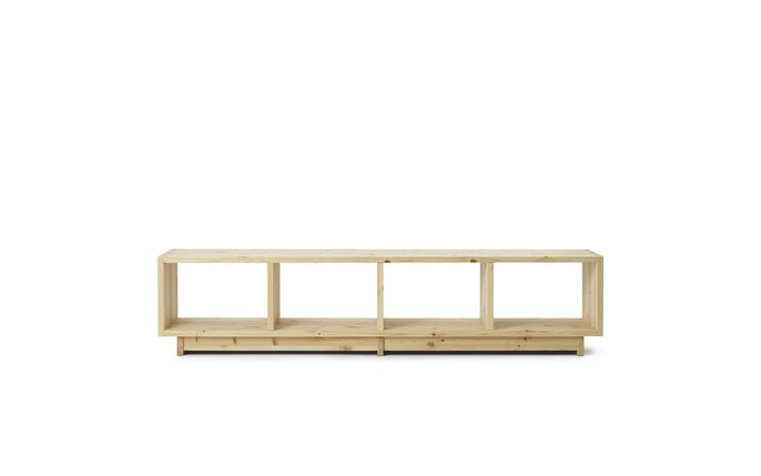Normann Copenhagen Fyr bookcase low pine