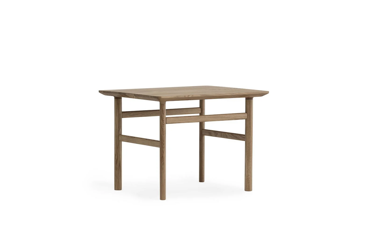 Normann Copenhagen Grow sofabord 50x60 cm egetræ