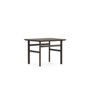 Normann Copenhagen Mesa de centro Grow de 50x60 cm, roble ahumado.