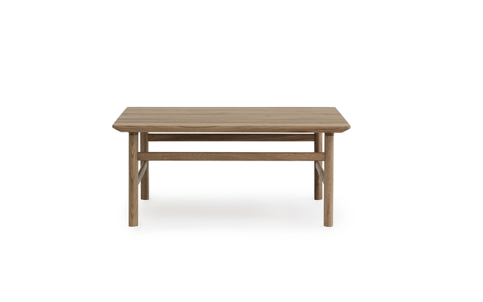 Normann Copenhagen Table basse Grow 80x80cm chêne