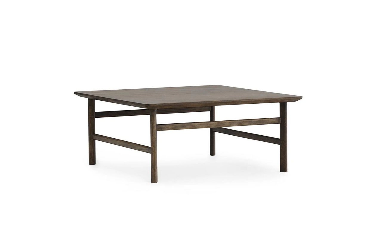Normann Copenhagen Grow coffee table 80x80cm smoked oak