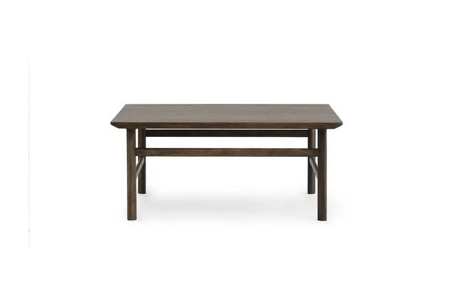 Normann Copenhagen Tavolino Grow 80x80cm in rovere affumicato