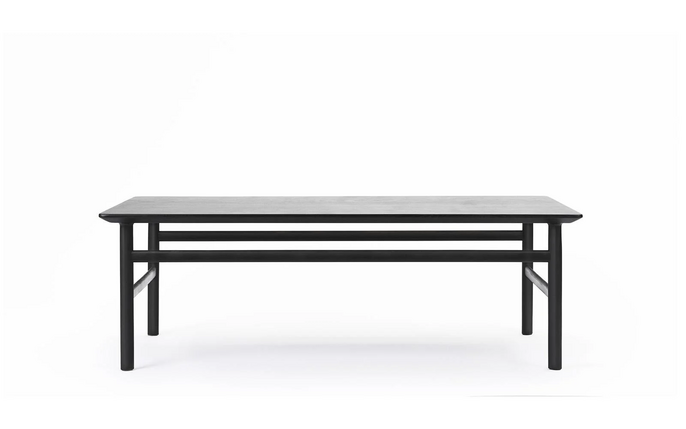 Normann Copenhagen Grow coffee table 70x120cm black oak