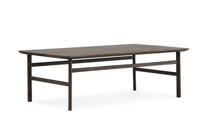 Normann Copenhagen Tavolino Grow 70x120cm in rovere affumicato