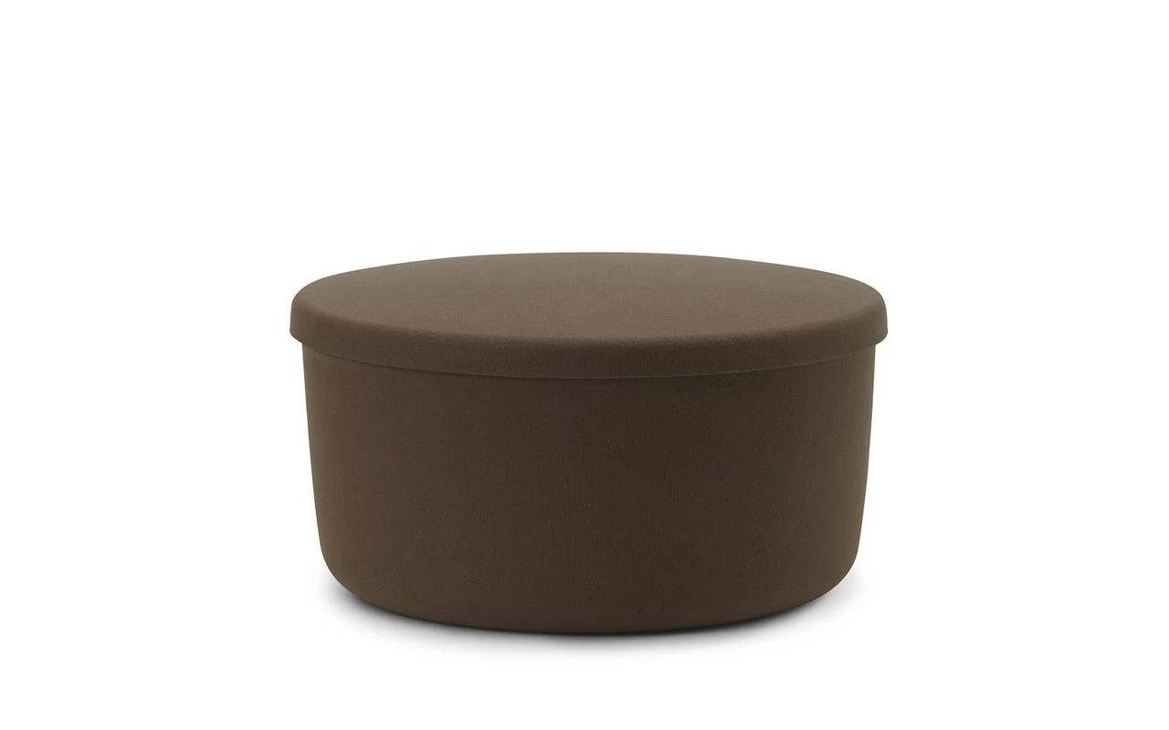 Normann Copenhagen Puf med opbevaring, brun, stor Normann Copenhagen Puf med opbevaring, brun, stor