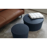 Normann Copenhagen Pouf contenitore grande blu acciaio