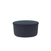 Normann Copenhagen Hide storage poef steel blue large Normann Copenhagen Hide storage poef steel blue large