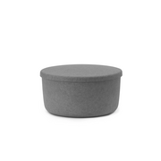 Normann Copenhagen Hide storage poef grey large Normann Copenhagen Hide storage poef grey large