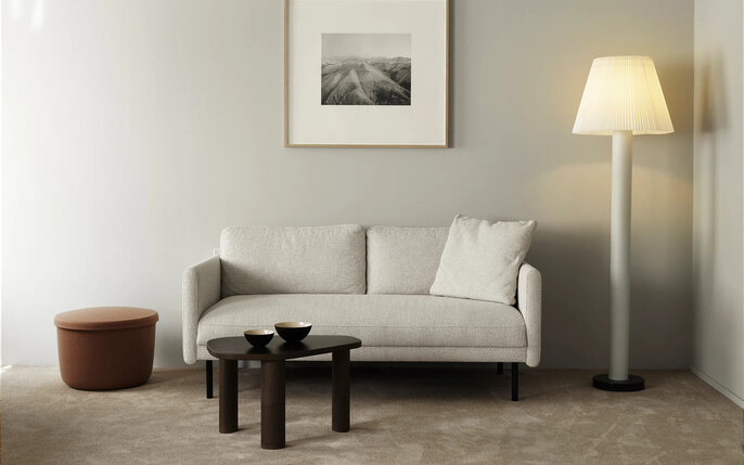 Normann Copenhagen Hide storage pouf brown small Normann Copenhagen Hide storage pouf brown small