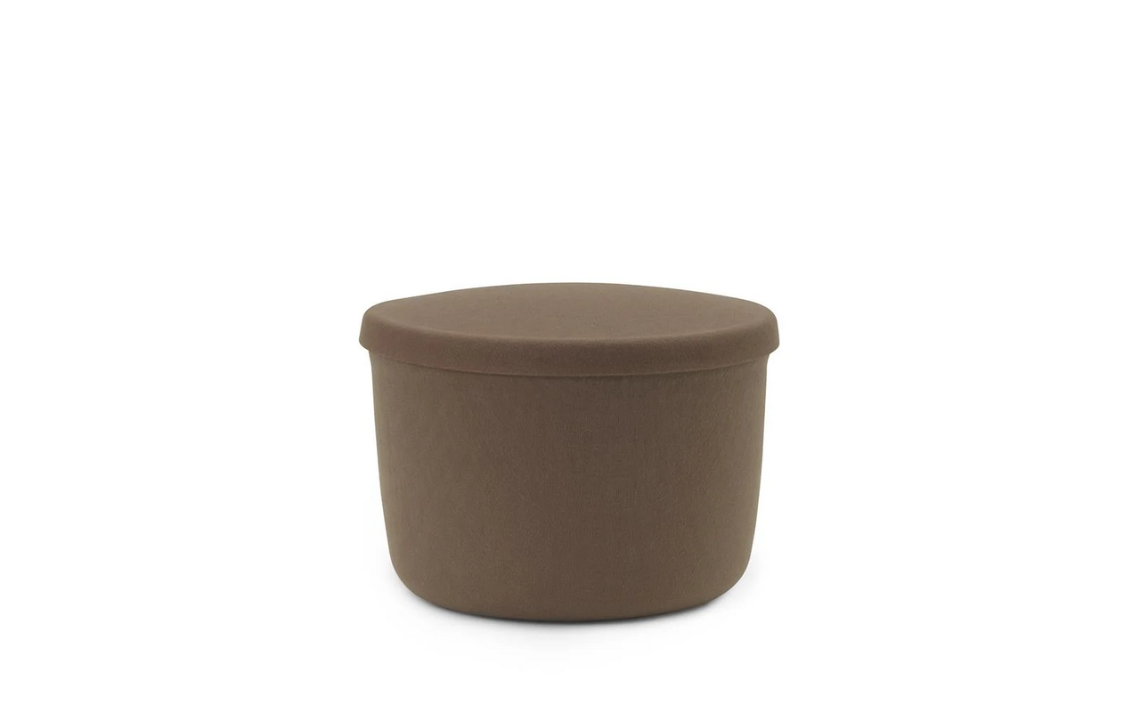 Normann Copenhagen Puf med opbevaring, brun, lille