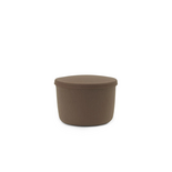 Normann Copenhagen Hide storage poef brown small Normann Copenhagen Hide storage poef brown small