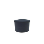 Normann Copenhagen Pouf contenitore piccolo blu acciaio