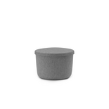 Normann Copenhagen Hide storage poef grey small Normann Copenhagen Hide storage poef grey small