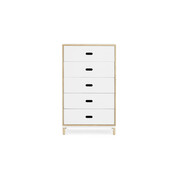 Normann Copenhagen Mobile con cassetti a 5 cassetti, colore bianco.