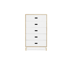 Normann Copenhagen Kabino lade kast met 5 lades wit