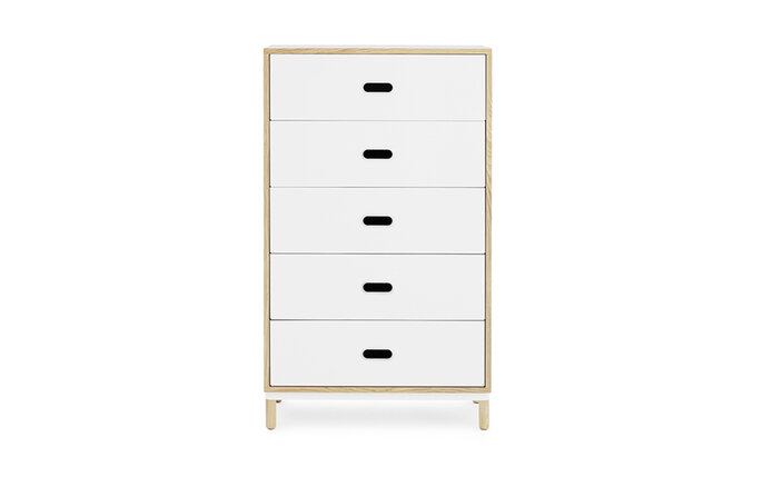 Normann Copenhagen Kabino lade kast met 5 lades wit