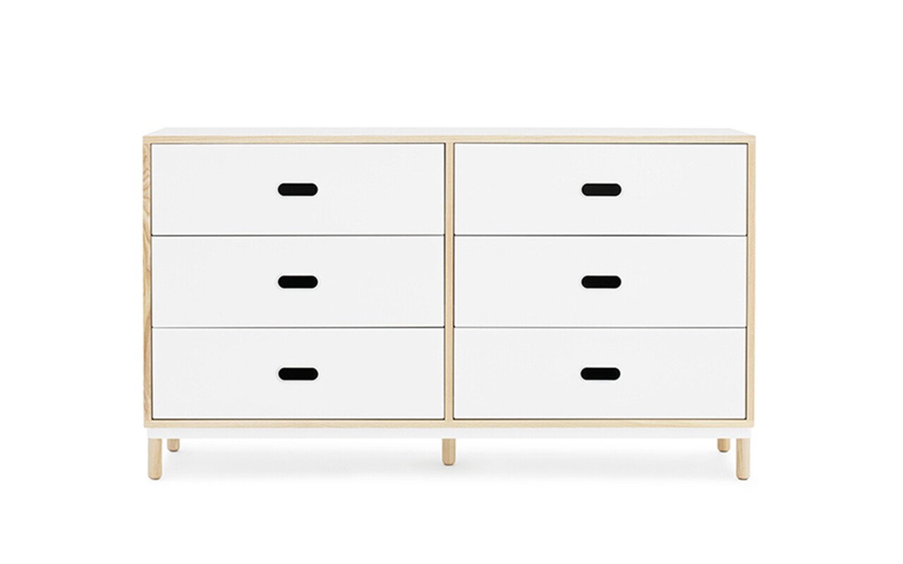 Normann Copenhagen Kabino sideboard with 6 drawers white