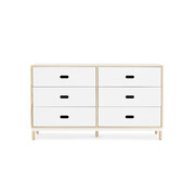 Normann Copenhagen Credenza Kabino con 6 cassetti, bianca