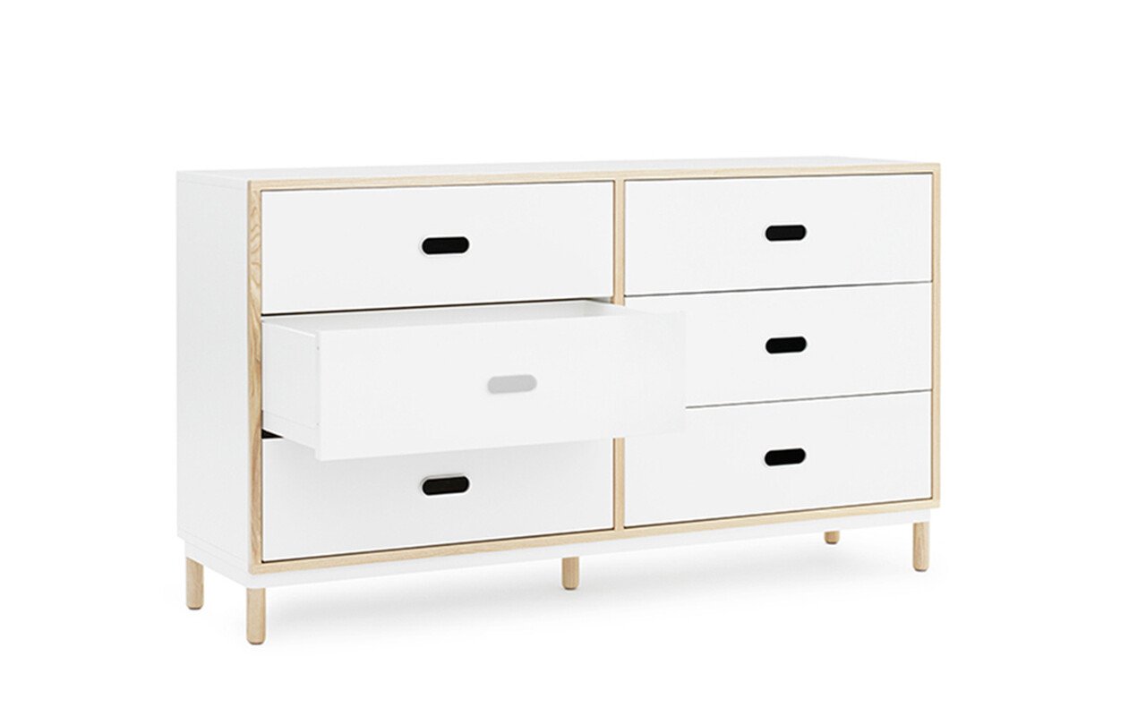 Normann Copenhagen Kabino sideboard with 6 drawers white