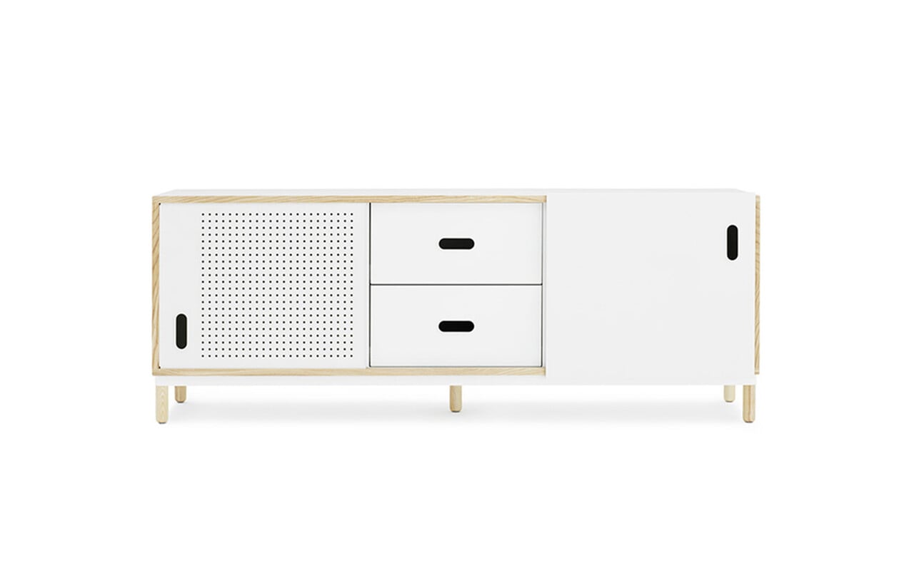 Normann Copenhagen Aparador Kabino con cajones blanco