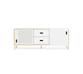 Normann Copenhagen Aparador Kabino con cajones blanco
