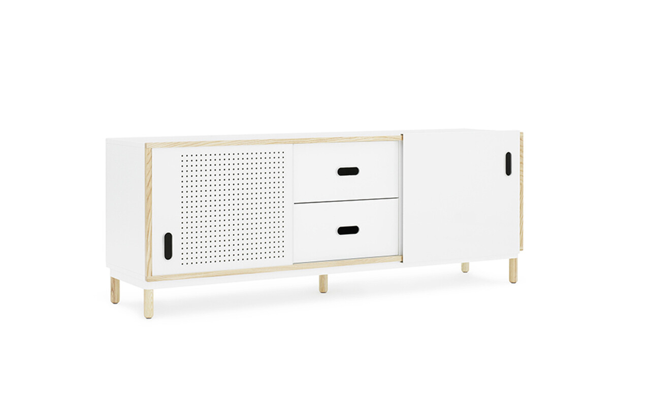 Normann Copenhagen Aparador Kabino con cajones blanco