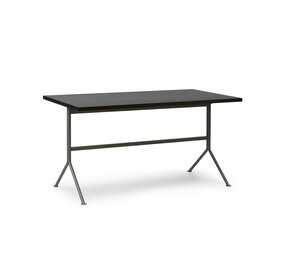Normann Copenhagen Escritorio Kip gris acero/marrón oscuro