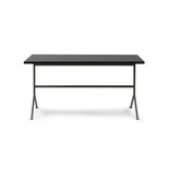 Normann Copenhagen Scrivania Kip grigio acciaio/marrone scuro