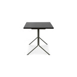 Normann Copenhagen Escritorio Kip gris acero/marrón oscuro