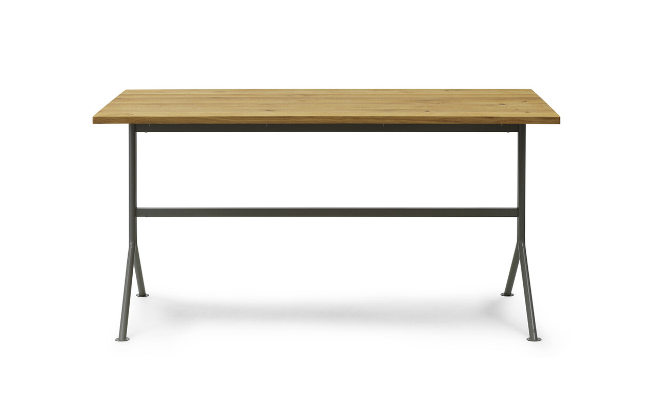 Normann Copenhagen Bureau Kip gris acier/chêne