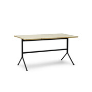 Normann Copenhagen Scrivania a forma di pollo in acciaio nero/pino