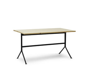 Normann Copenhagen Scrivania a forma di pollo in acciaio nero/pino